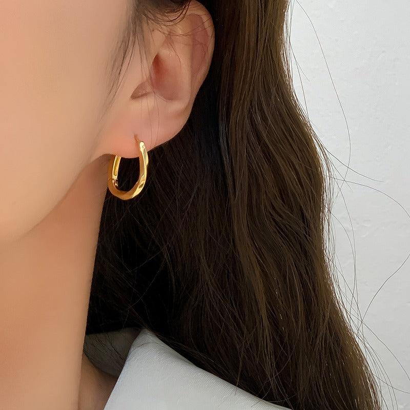 Wholesale Simple Metal Hoop Earrings
