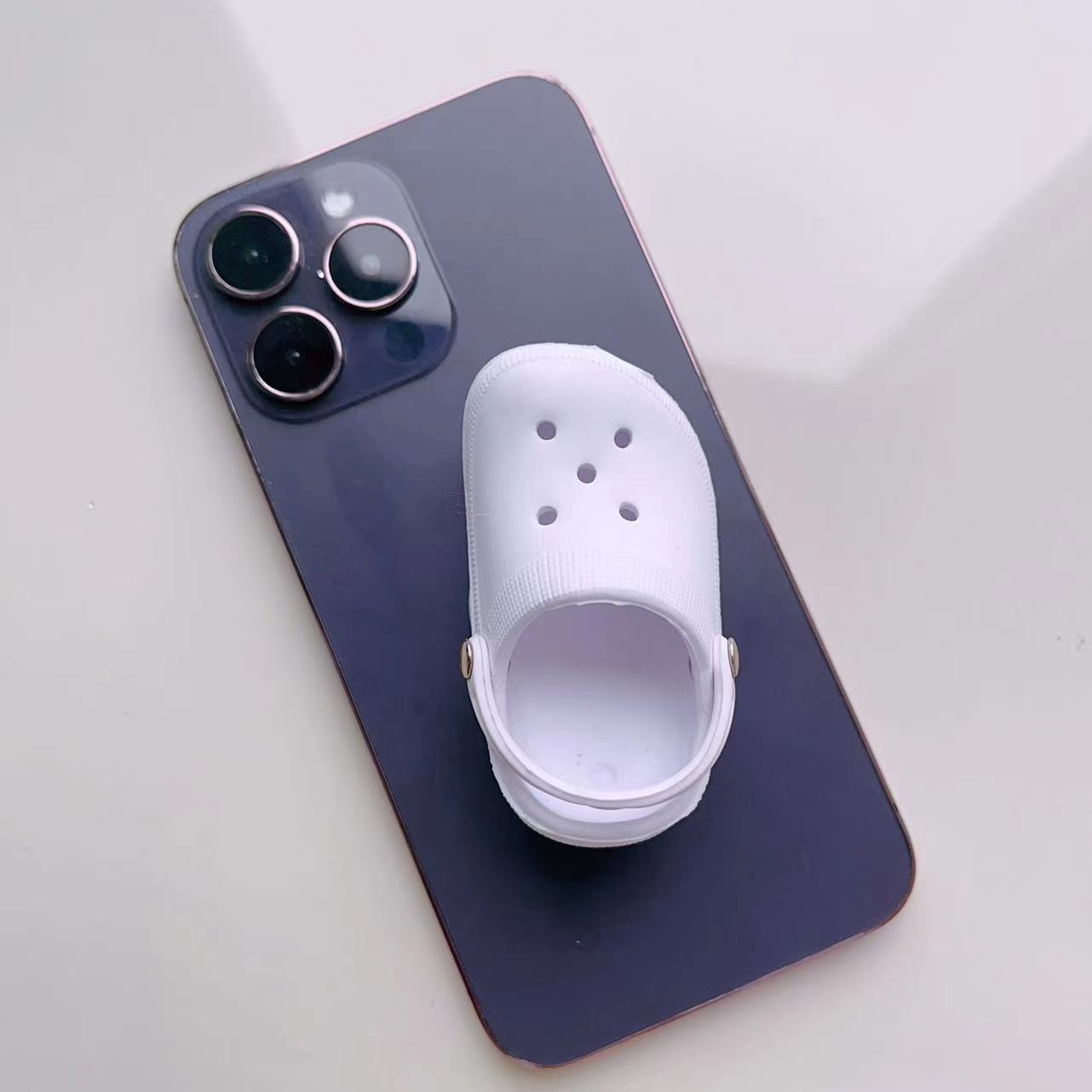 Wholesale Mini Croc Shoes Mobile Phone Airbag phone stand