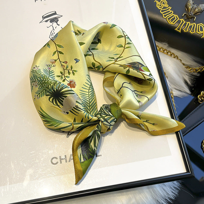 Wholesale  Silk f Women' s Autumn f f All-match Hair Band Fashion Small Square f