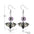 Wholesale  Skull Diablo Earrings  Diamond-encrusted Alloy Halloween Earrings