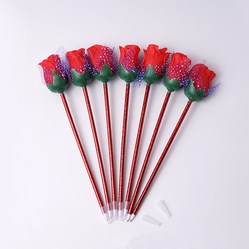 Wholesale Rose ballpoint pen flower signature pen