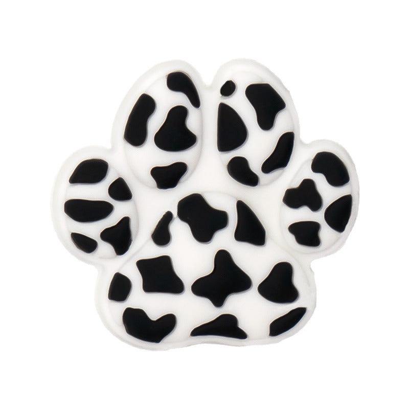 Wholesale Random 100pcs Leopard Print Series Shoes Accessories Shoes Charms