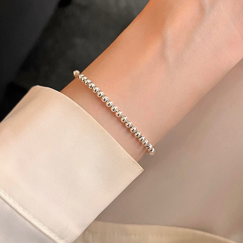 Wholesale 925 Sterling Silver Bead Pull-out Bracelet