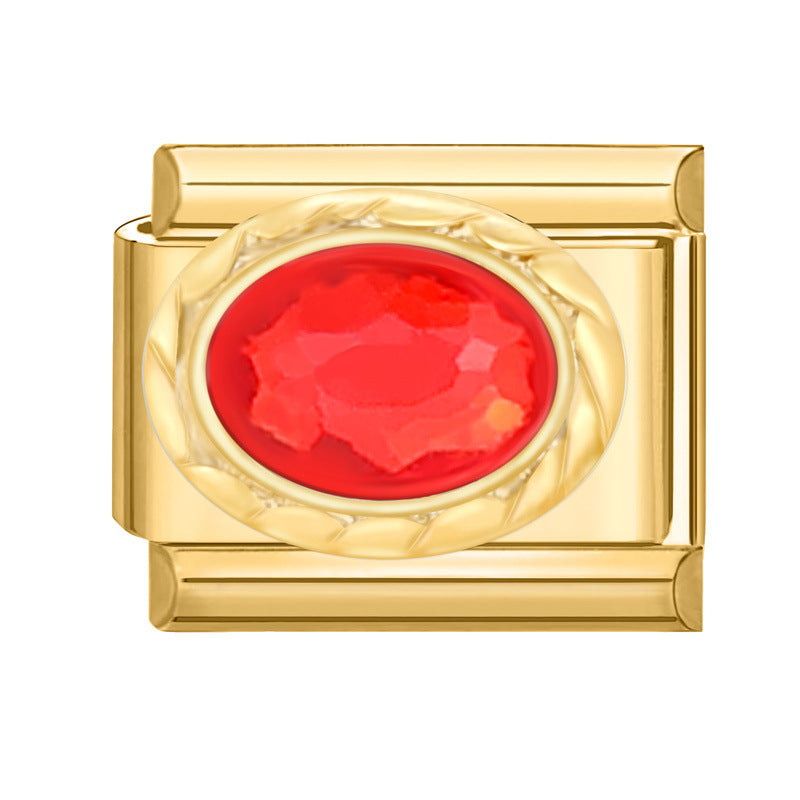 Wholesale Italian Charm Bracelet 9mm DIY Splicing Removable  Stainless Steel Composable Bracelet