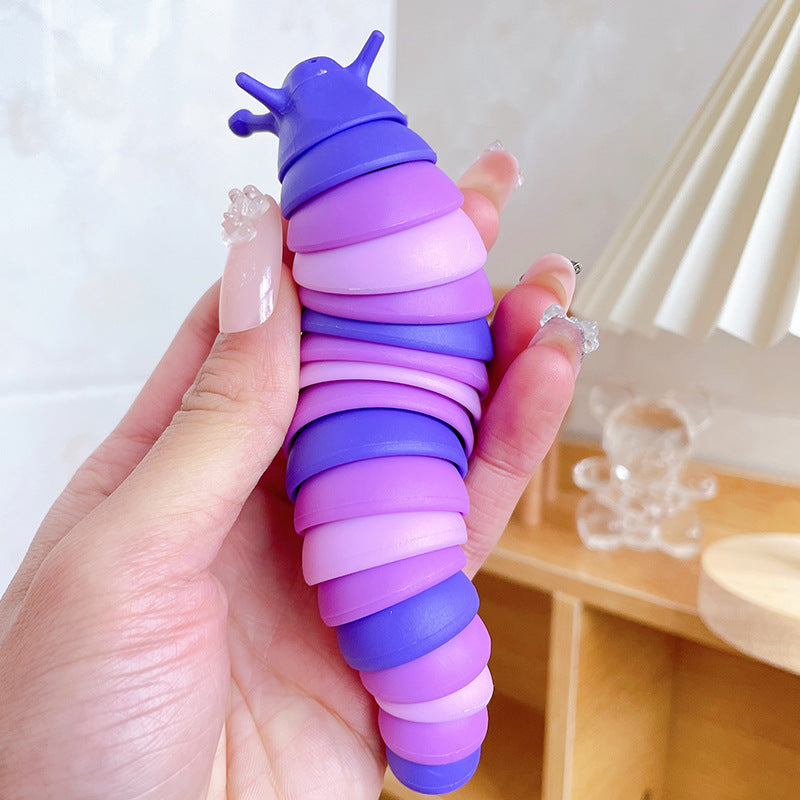 Wholesale Unzip caterpillar slug creative keychain