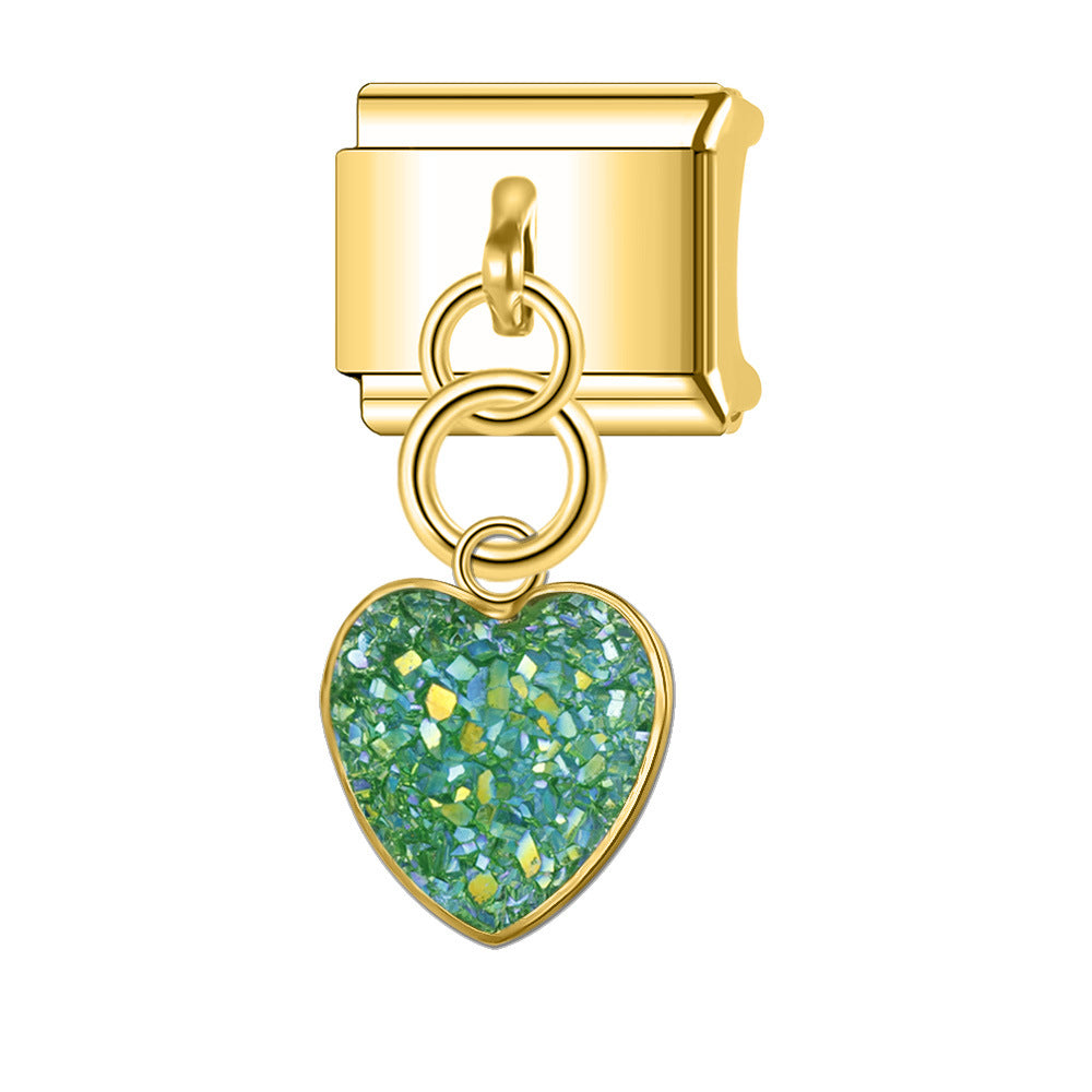 Wholesale Italian Charm Bracelet 9mm DIY Splicing Cute Creative Stainless Steel Composable Bracelet