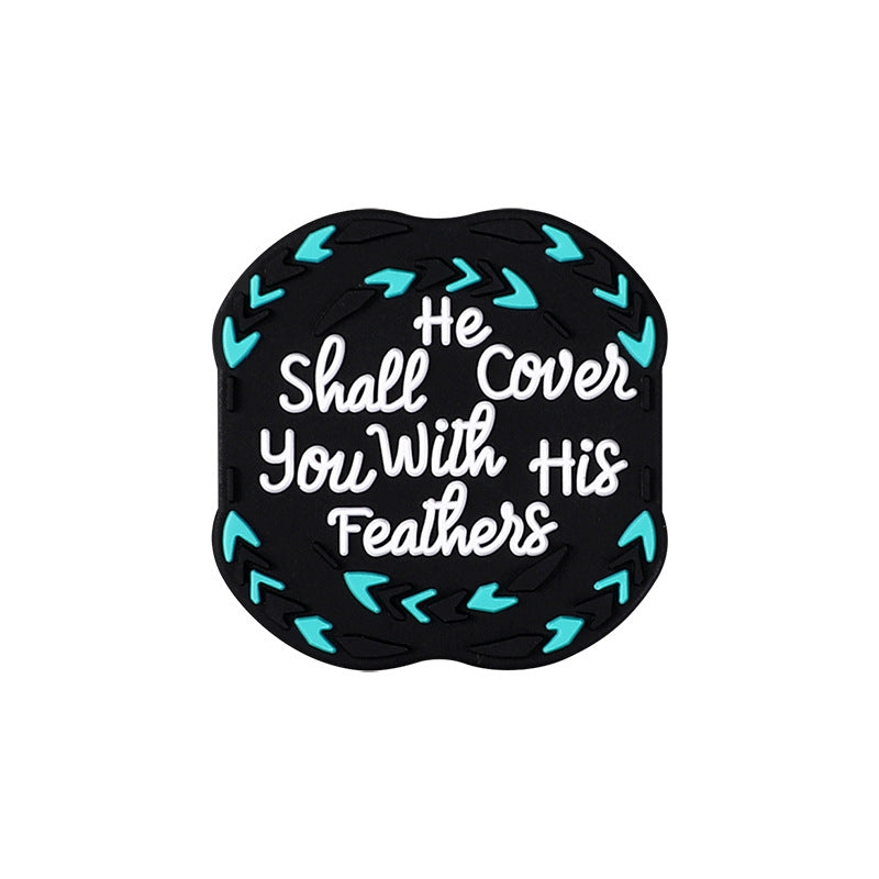 Wholesale 20pcs Cross Sunflower Silicone Focal Beads DIY Bead Accessories ACC-BDS-RongFa053