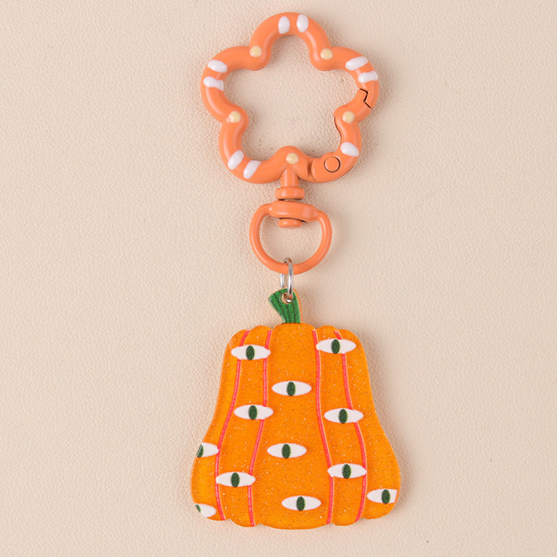 Wholesale Halloween Series Cartoon Funny Pumpkin Ghost Acrylic Fun Keychains ACC-KC-DA017