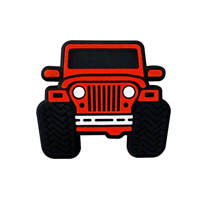 Wholesale 10pcs Car Silicone Beads Focal Beads DIY Accessories ACC-BDS-WDX072