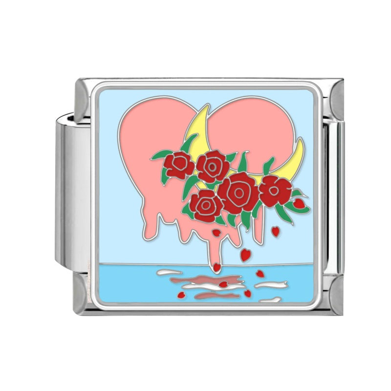 Wholesale Italian Charm Bracelet 9mm DIY Splicing Cute Creative Pendant Stainless Steel Composable Bracelet