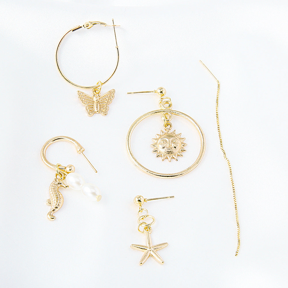 Wholesale Butterfly Pearl Earrings suit