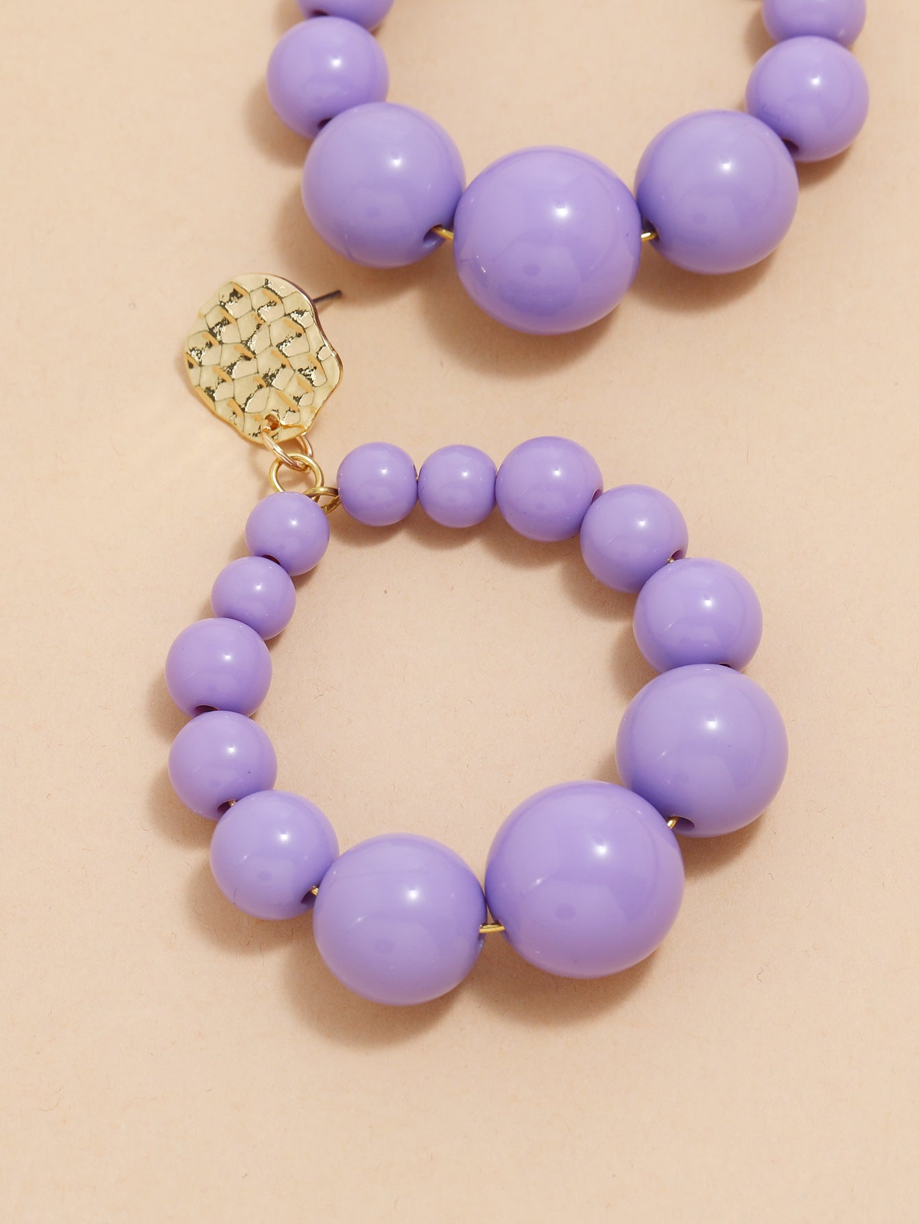 Wholesale Exaggerated Round Bead Earrings Bohemian Earrings ACC-ES-Qunq005