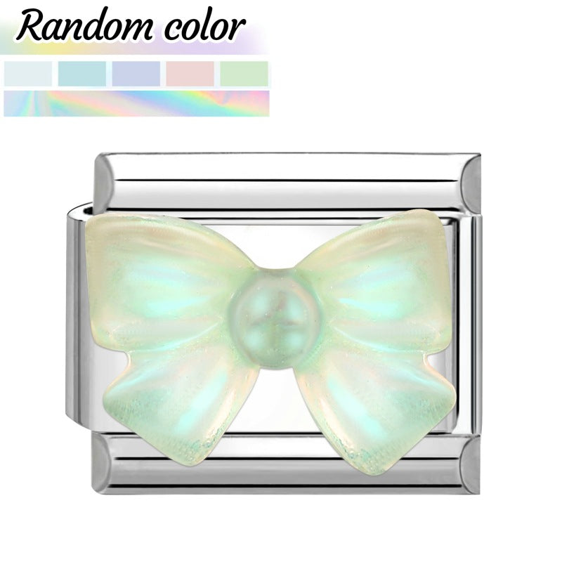 Wholesale Italian Charm Bracelet 9mm DIY Splicing Cute Cartoon Stainless Steel Composable Bracelet