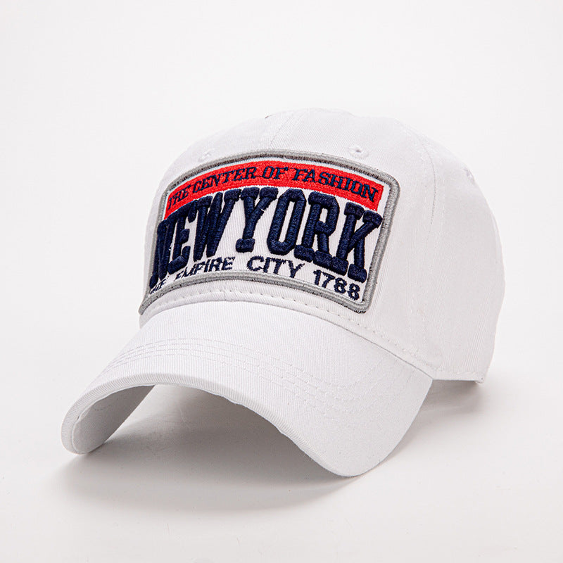 Wholesale Washed patch letter embroidered baseball cap