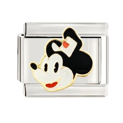 Wholesale 9mm Italian Charm Starter Bracelets DIY square Single Section Creative Stainless Steel Composable Bracelet