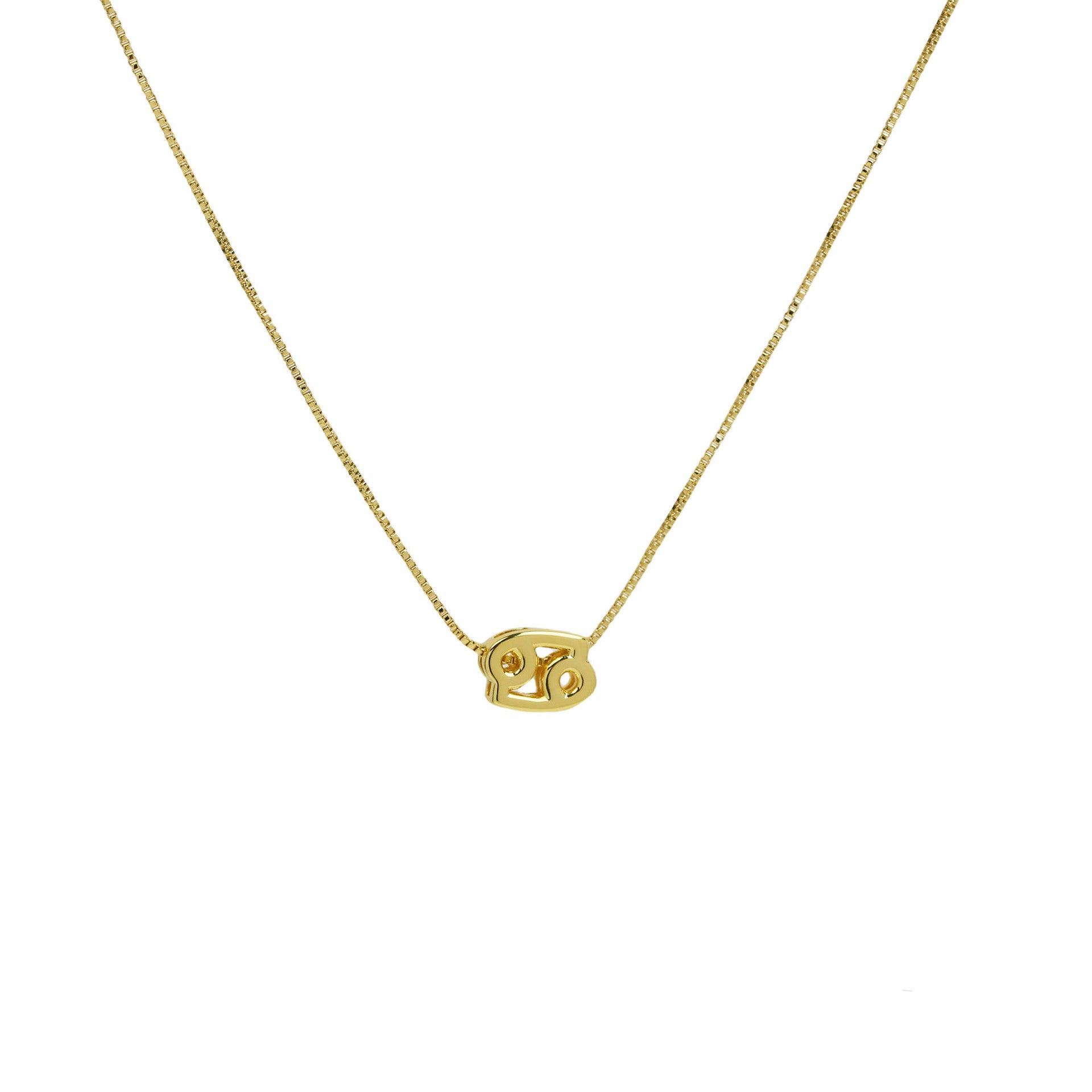 Wholesale 18k Color-preserving Brass Polished Small Bubble December 12 Constellation Pendant Choker Necklaces ACC-NE-BaiYi003