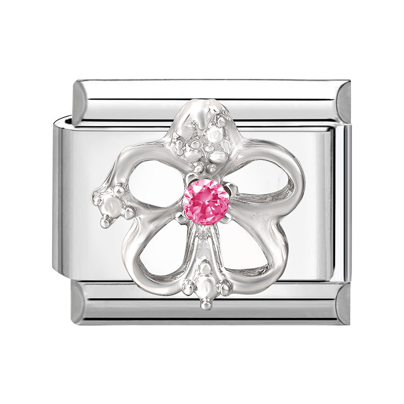 Wholesale Italian Charm Bracelet 9mm DIY Splicing Cute Creative Stainless Steel Composable Bracelet