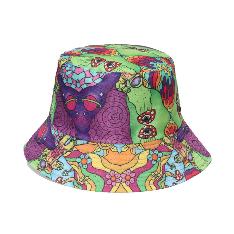 Wholesale Mushroom Bucket Hat Double-sided Sun Protection Hat ACC-HT-AoZheng001
