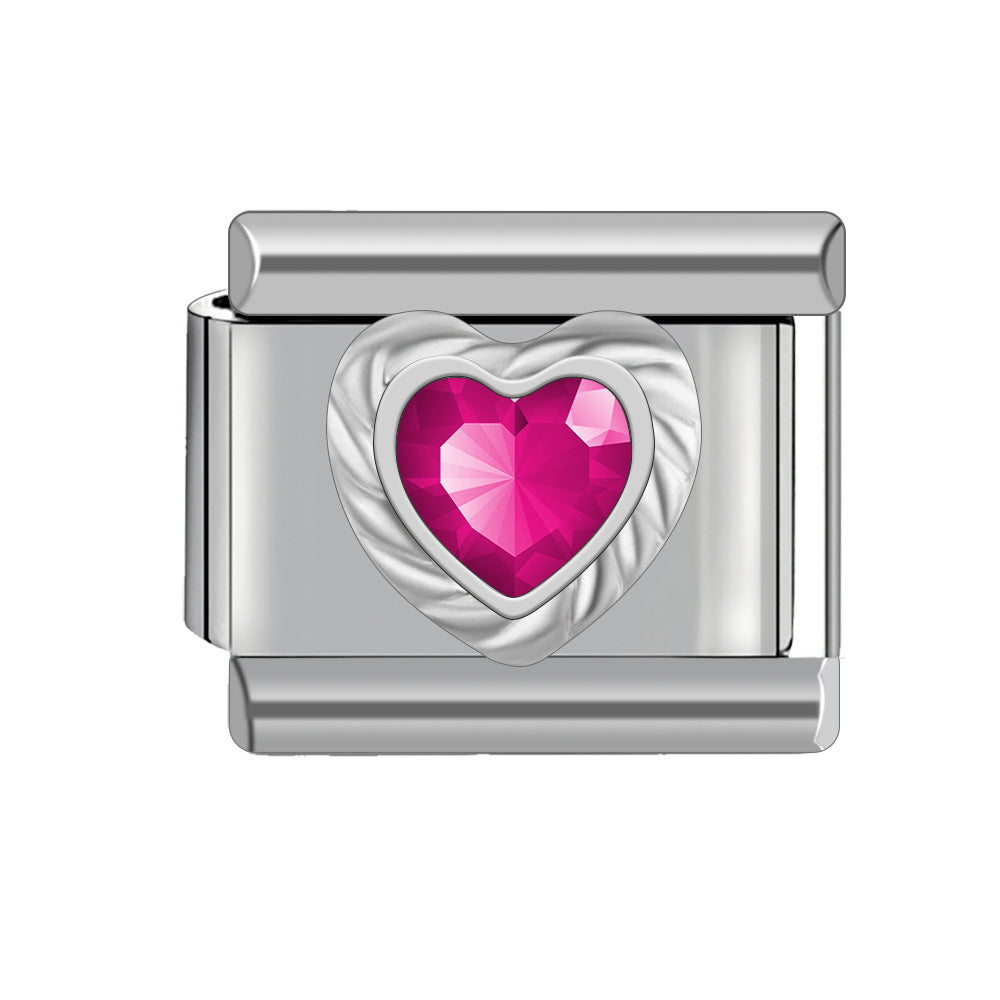 Wholesale Italian Charm Bracelet 9mm DIY Splicing Cute Creative Stainless Steel Composable Bracelet