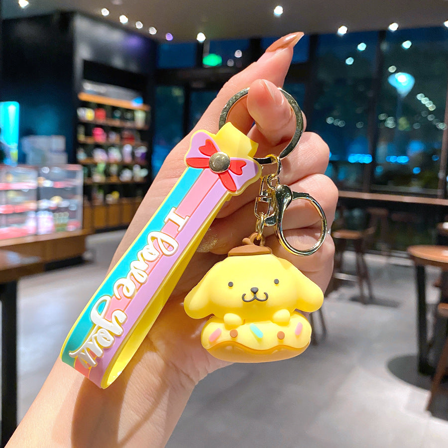 Wholesale Cartoon PVC Soft Glue Cute Keychain ACCVIP-KC-GongZ030