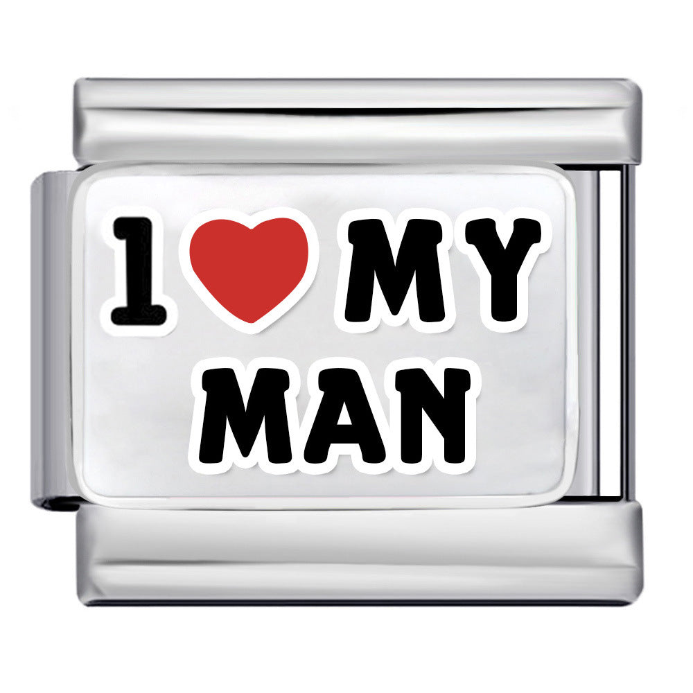 Wholesale 9mm Italian Charm Starter Bracelets DIY Family Series Stainless Steel Composable Bracelet