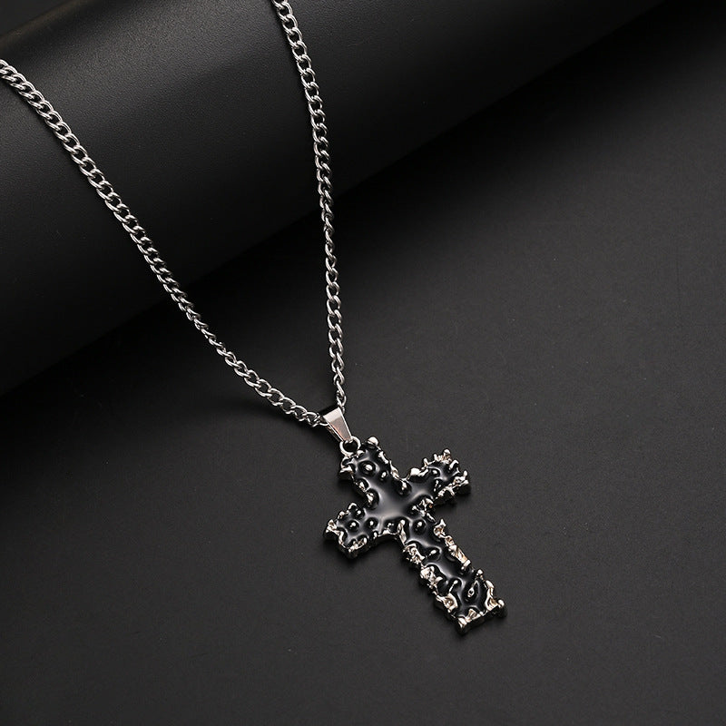 Wholesale hip-hop necklace jewelry personality disco alloy pendant sweater chain