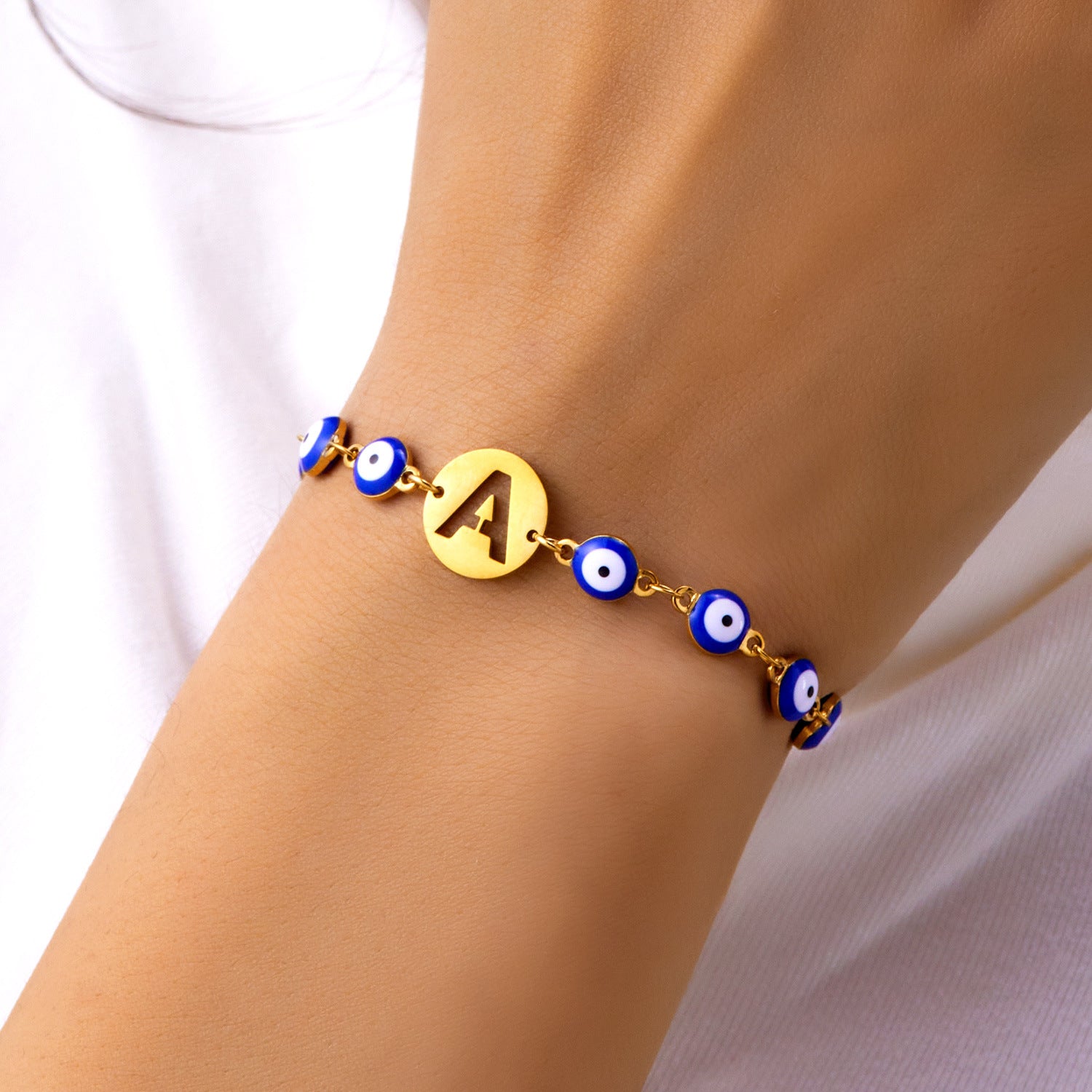 Wholesale  Stainless Steel Devil's Eye Bracelet
