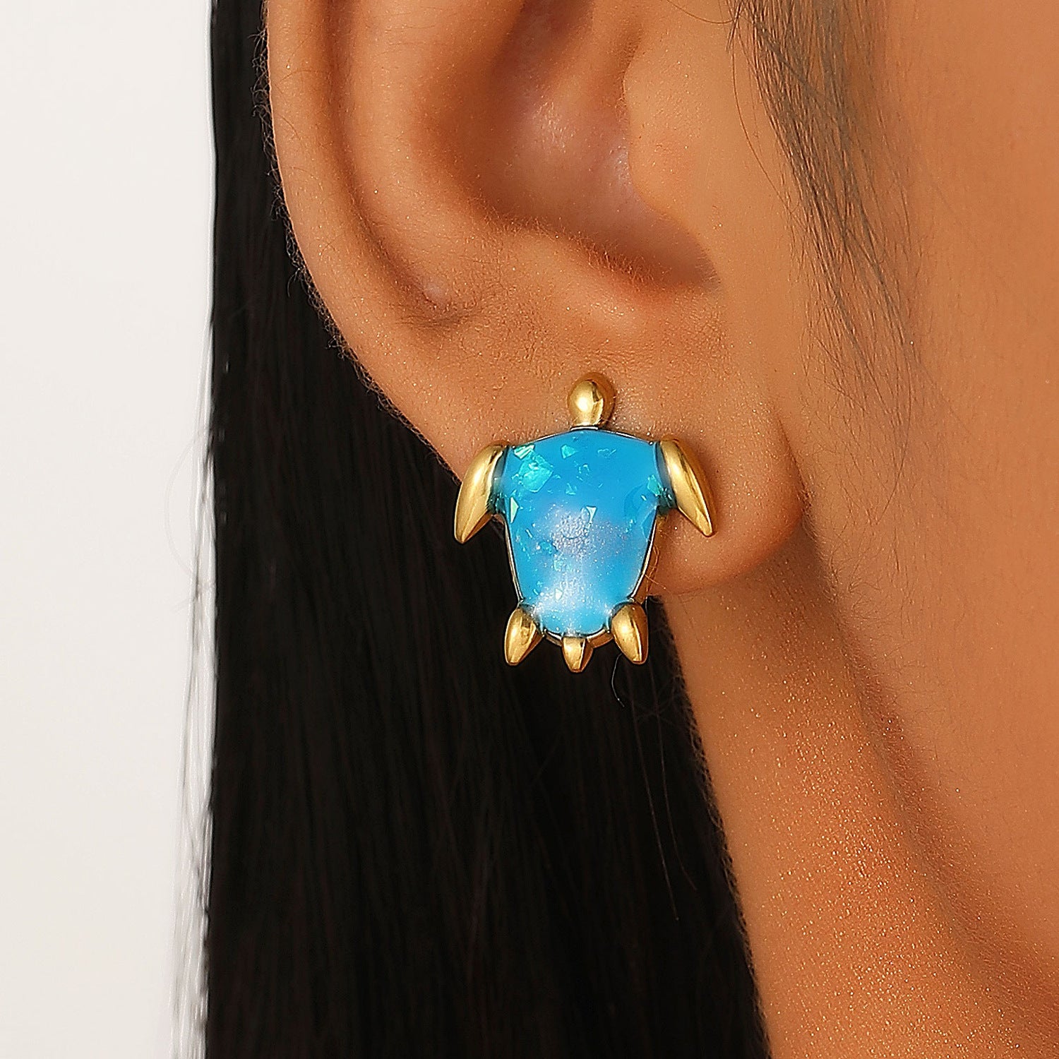 Wholesale Vintage Palace Style Sun Turtle Earrings ACC-ES-MY038