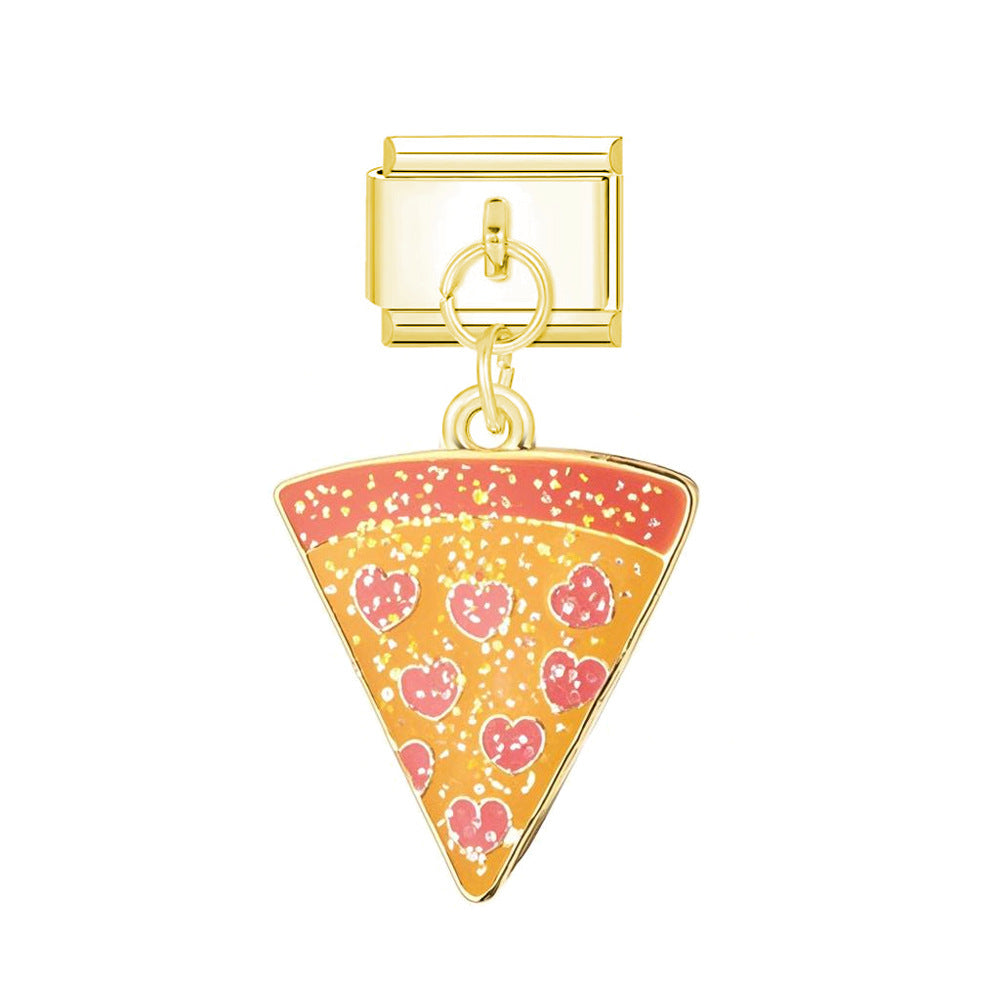 Wholesale Italian Charm Bracelet 9mm DIY Single Hook  Creative Stainless Steel Composable Bracelet