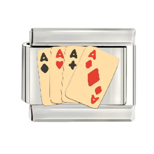 Wholesale 9mm Italian Charm Starter Bracelets DIY square Single Section Creative Stainless Steel Composable Bracelet