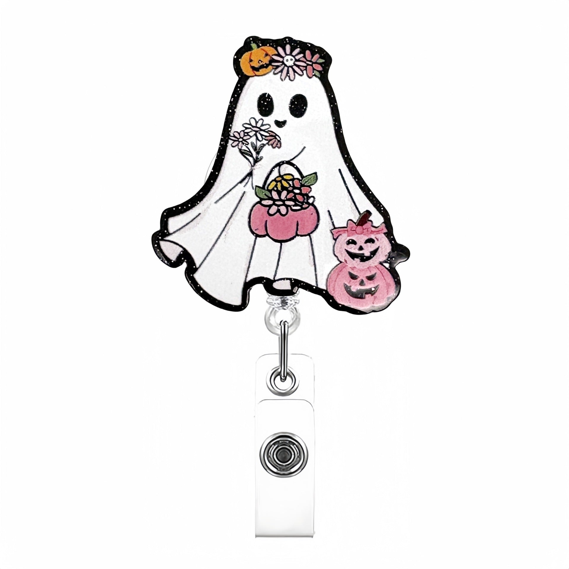 Wholesale  Ghost Badge Reels Keychains