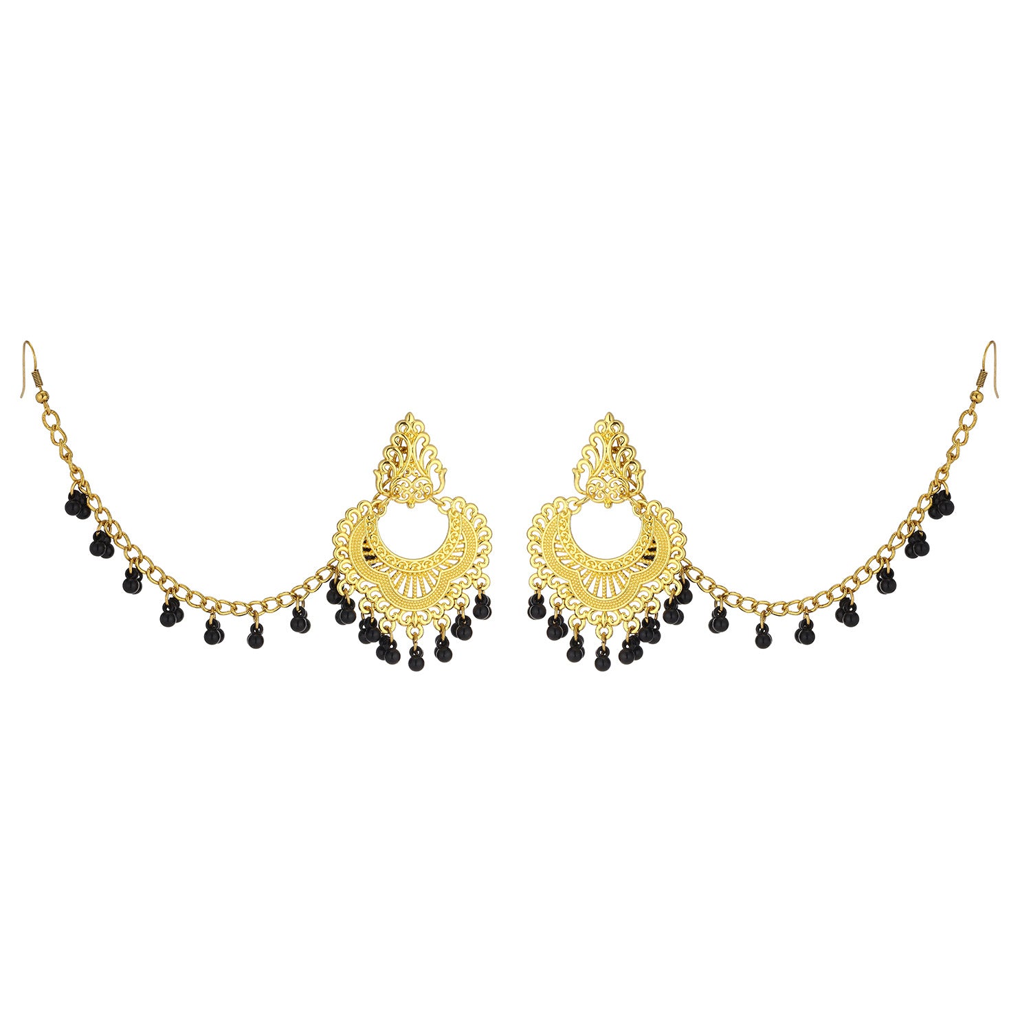 Wholesale Vintage Bohemian Tassel Earrings Gold Alloy Geometric Jewelry Accessory for Party Wear