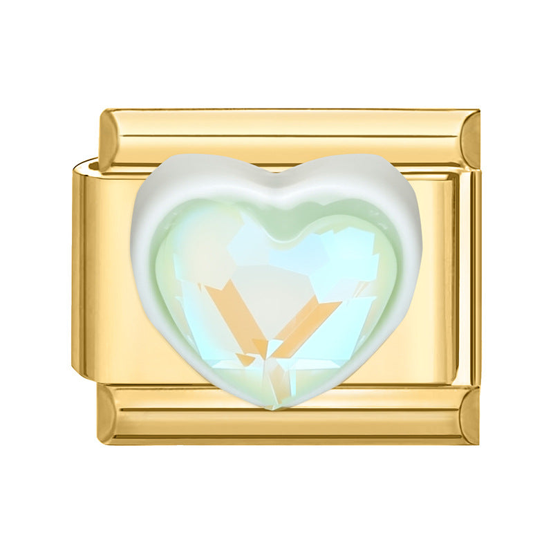 Wholesale Italian Charm Bracelet 9mm DIY Splicing Cute Creative Stainless Steel Composable Bracelet