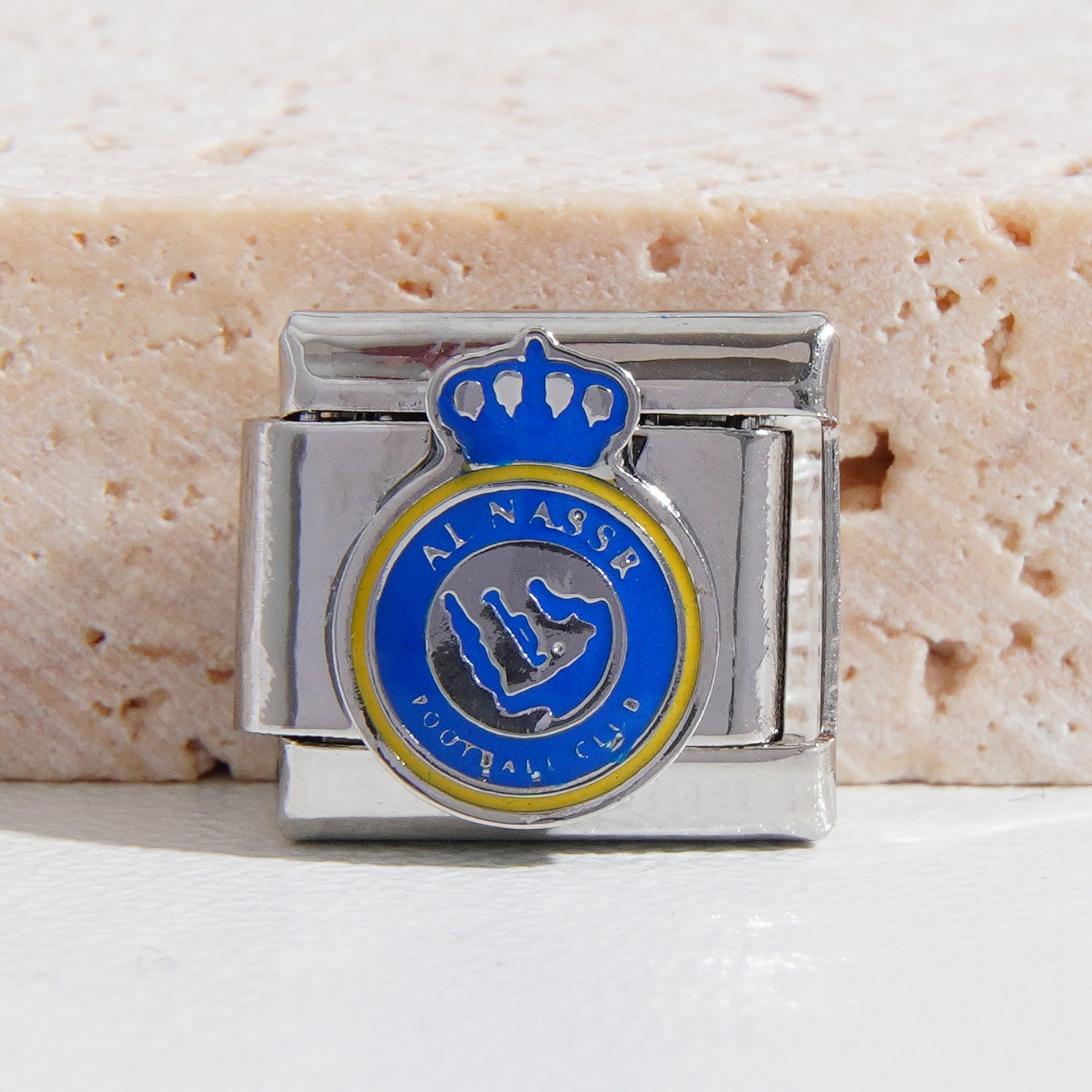 Wholesale Italian Charm Bracelet 9mm DIY Splicing Football Series Stainless Steel Composable Bracelet