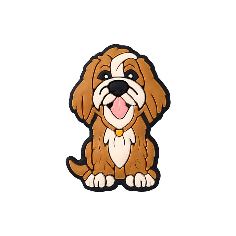 Wholesale 20pcs Puppy Cartoon Silicone Focal Beads ACC-BDS-RongFa032