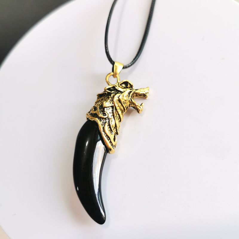 Wholesale Spike Pendant  Personality Teeth Necklace