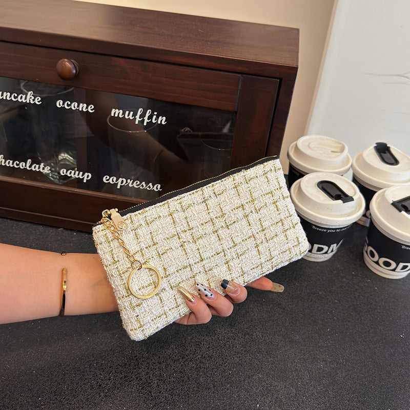 Wholesale card holder zipper coin purse