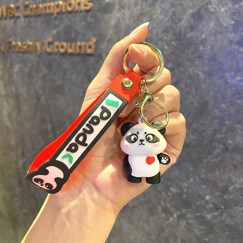 Wholesale Sports Panda Keychains Pendants ACC-KC-GongZ025
