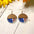 Wholesale Flag Earrings Independence Day Acrylic Wood Stitching Earrings