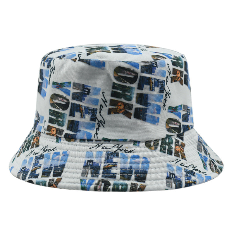Wholesale Vintage Printed Fashion Cartoon Graffiti Bucket Hat ACC-HT-Xiny013
