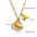 Wholesale Stainless steel Shell Starfish Double Pendant Necklace