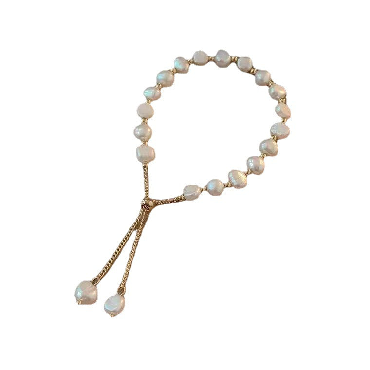 Wholesale Vintage Baroque Shaped Pearl Bracelet ACC-BT-Tongs004