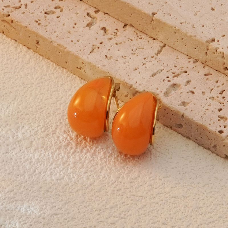 Wholesale Stainless Steel Teardrop Classic Earrings