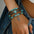 Wholesale Love Heart Bohemian Turquoise Multilayer Bracelet
