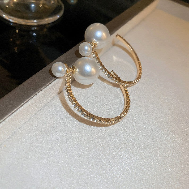 Wholesale Zircon Pearl Earrings Vintage Earrings ACC-ES-Huiih001