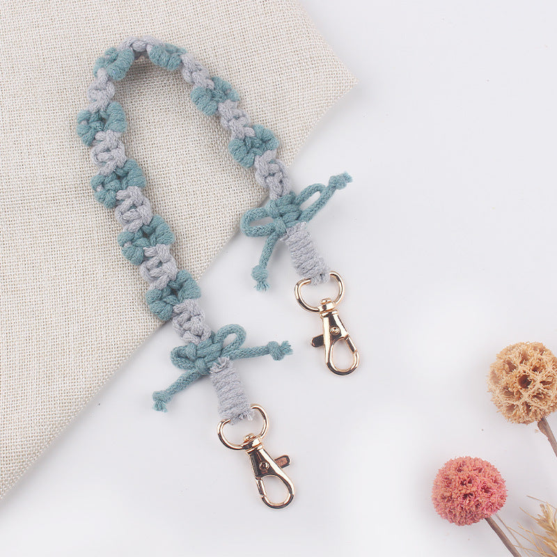 Wholesale  Creative Hand-woven Bow Pattern Water Cup Cup Set Cup Rope