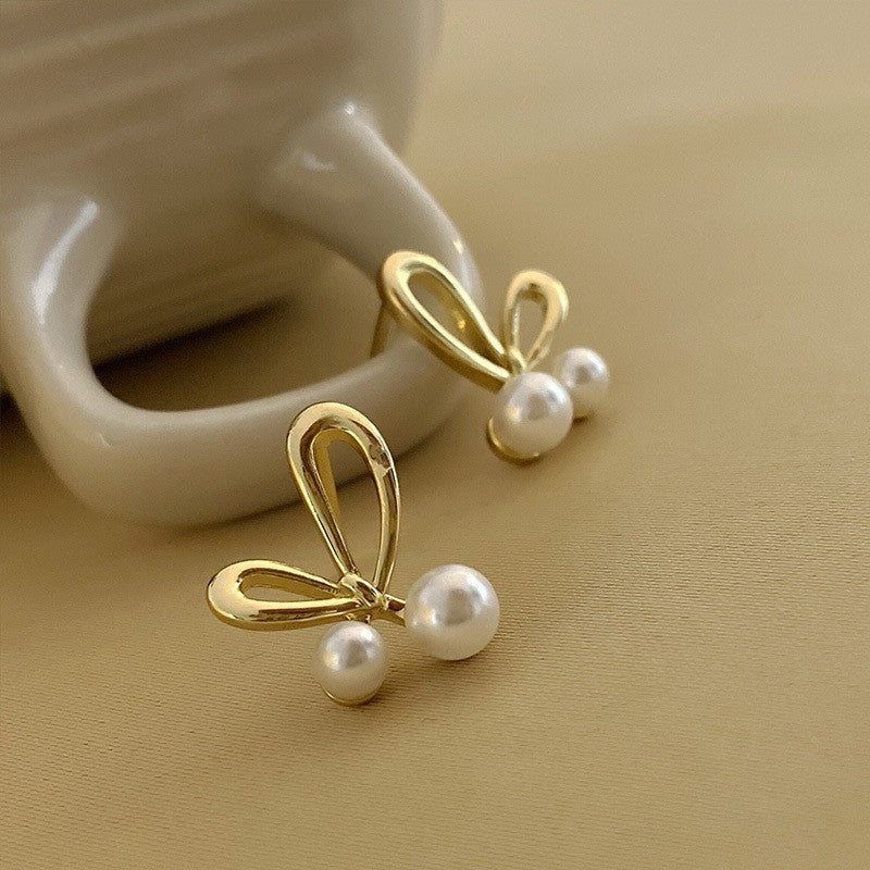 Wholesale Baroque Shaped Pearl Pendant Earrings ACC-ES-Tongs001