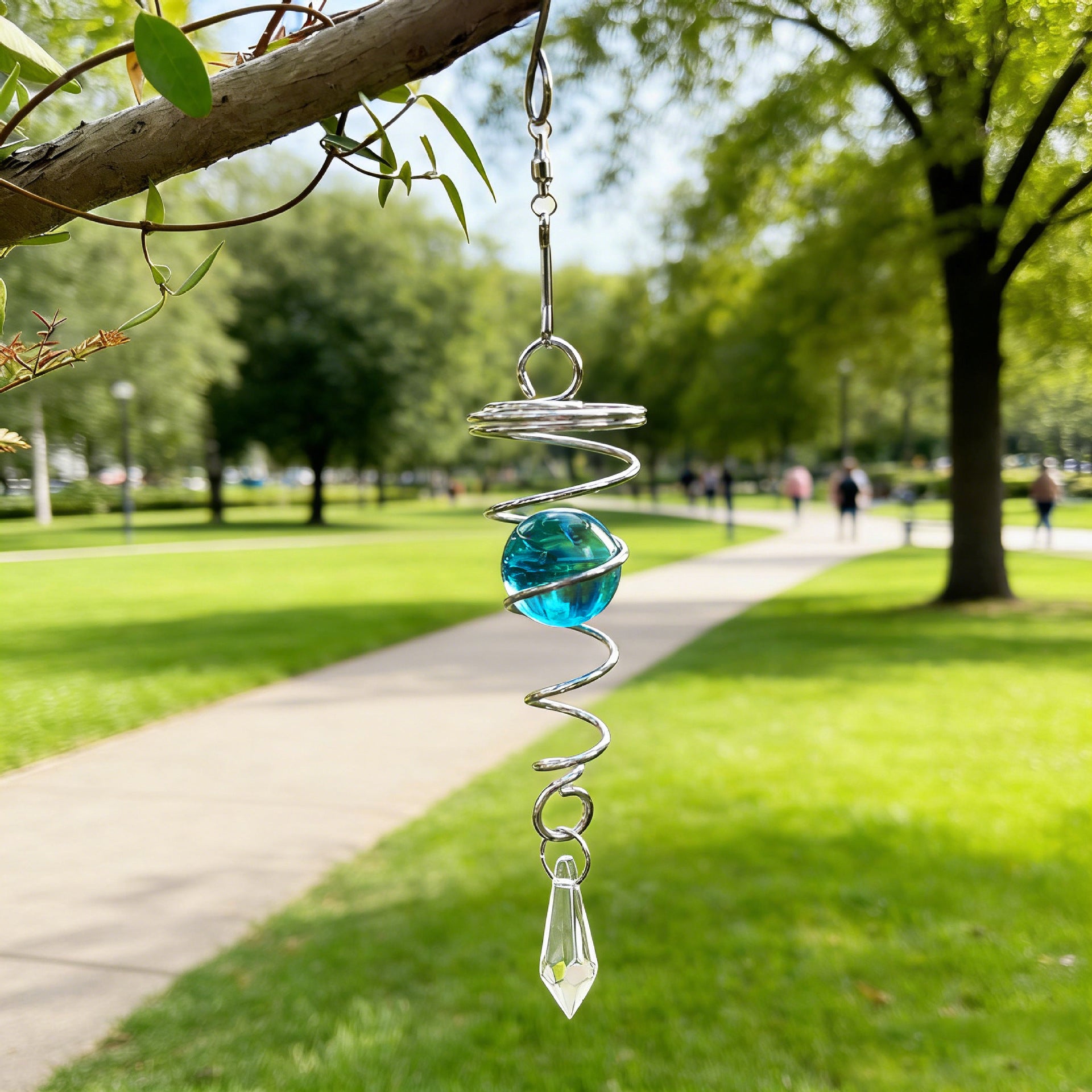 Wholesale Glass wind chime pendant