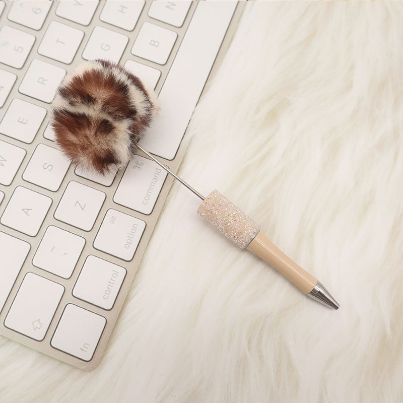 Wholesale Beadable Pens Sugar Gypsophila Hair Ball DIY Beaded Pen ACC-PN-CY004