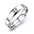 Wholesale  micro diamond ring titanium steel couple ring